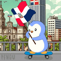Flag Island GIF by Pudgy Penguins