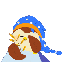 Zodiac Sign Penguin Sticker by Finch Care