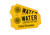waterlanternfestival lantern festival ticket giveaway water lantern festival water lantern Sticker