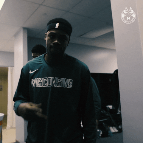 Peace Out Basketball GIF by Wisconsin Herd