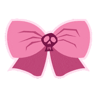 Skull Spider Sticker by The Addams Family