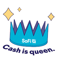 Money On My Mind Cream Sticker by SoFi