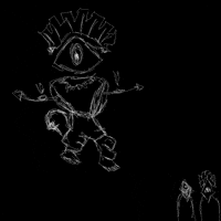 Sketch Floating GIF