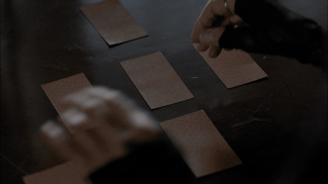 tarot cards aunt agatha GIF by MASTERPIECE | PBS