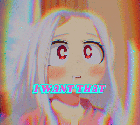 animecloud9 anime mha eri i want that GIF