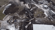 Train Derailment GIF by GIPHY News