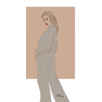 Fashion Illustration Sticker