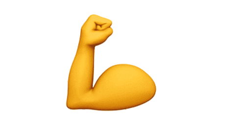 strong arm flex Sticker by GymaidLtd