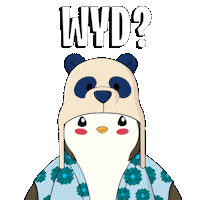 Whats Up Flirt Sticker by Pudgy Penguins