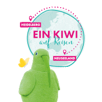 Schmetterling Sticker by Ein Kiwi gegen Krebs
