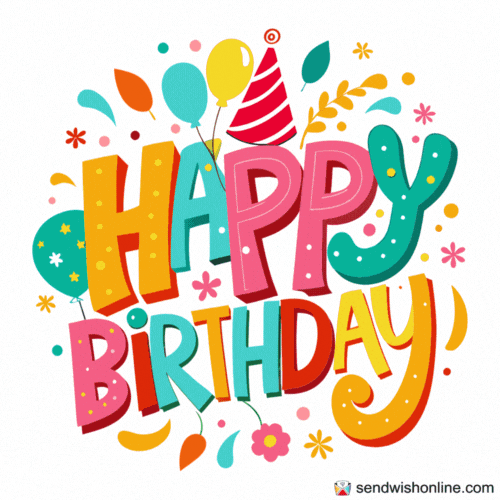 Happy Birthday GIF by sendwishonline.com