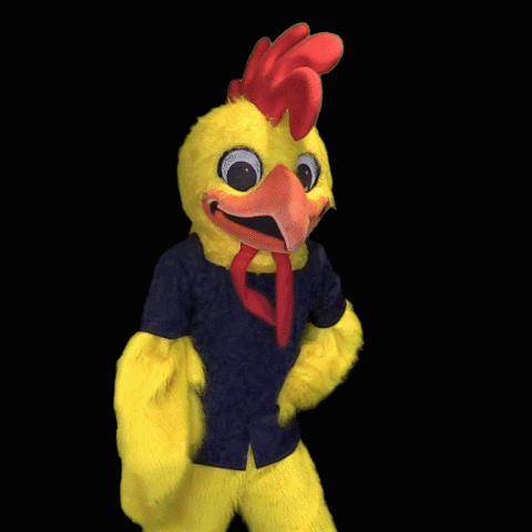 Pluckers no nope chicken finger wag GIF