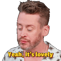 Macaulay Culkin Hot Ones Sticker by First We Feast