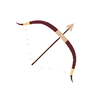 Etnospor ok yay arrow bow Sticker