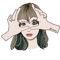 Girl Makeup Sticker by I-ne