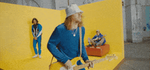 stickyfingersband yellow guitar australia indie GIF