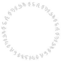 eyegnome eyegnome spell circle gnome runes Sticker