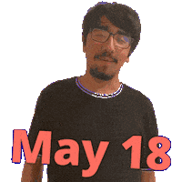 May 18 Sticker