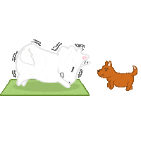 Yoga Cu Sticker by Creative Unicorn