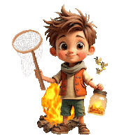 Marshmallows Lightening Bugs Sticker