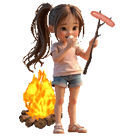 Marshmallows Lightening Bugs Sticker