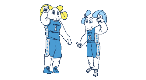 North Carolina Mask Sticker by UNC-Chapel Hill