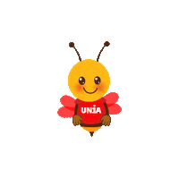 Thanks Bee Sticker by Unia