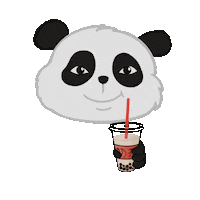 Bubble Tea Eating Sticker by Asie ESTP