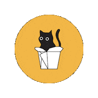 catniptakeout cats kitty kittens playful Sticker