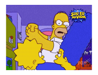 Angry Homer Simpson Sticker by Sou Eu Na Vida