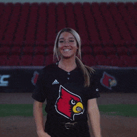 University Of Louisville Softball GIF by Louisville Cardinals