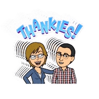 Thanks Sticker by Stuttering Therapy Resources, Inc