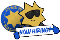 Point Now Hiring Sticker by Stanislaus County Probation