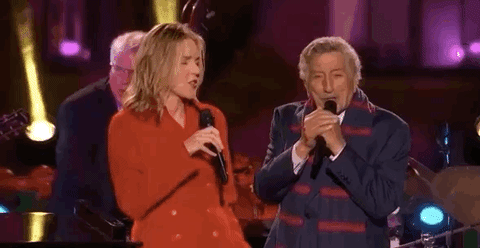 tony bennett christmas in rockefeller 2018 GIF by NBC