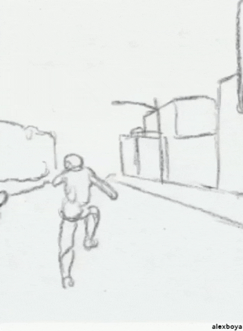 Running Away Animation Studio GIF by Alex Boya