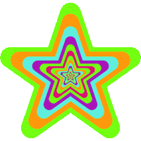 excited star struck Sticker