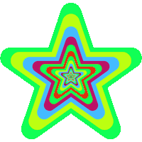 excited star struck Sticker