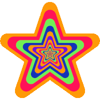 excited star struck Sticker
