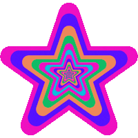 excited star struck Sticker