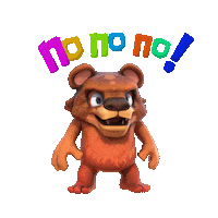 3D Bear Sticker by The Animasks