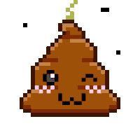 Art Shitting Sticker by Poopies.io
