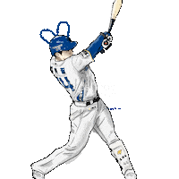 Baseball Baseballplayer Sticker