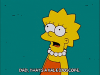 lisa simpson kaleidoscope GIF
