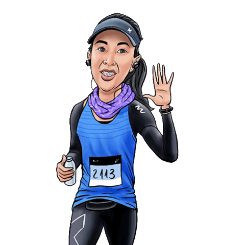 Run Running Sticker by eBibs