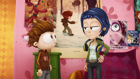 AngeloRules giphygifmaker happy fun animation GIF