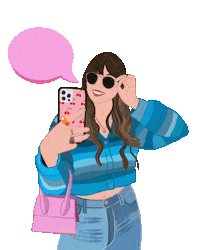 Speech Bubble Cherries Sticker