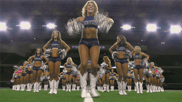 dallas cowboys football GIF by Dallas Cowboys Cheerleaders: Making the Team