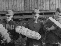 NationalWWIMuseum black and white military footage soldiers GIF