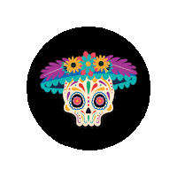 La Catrina Skull Sticker by La Catrina MEXICO ®