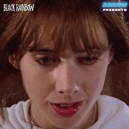 Sad Black Rainbow GIF by Arrow Video